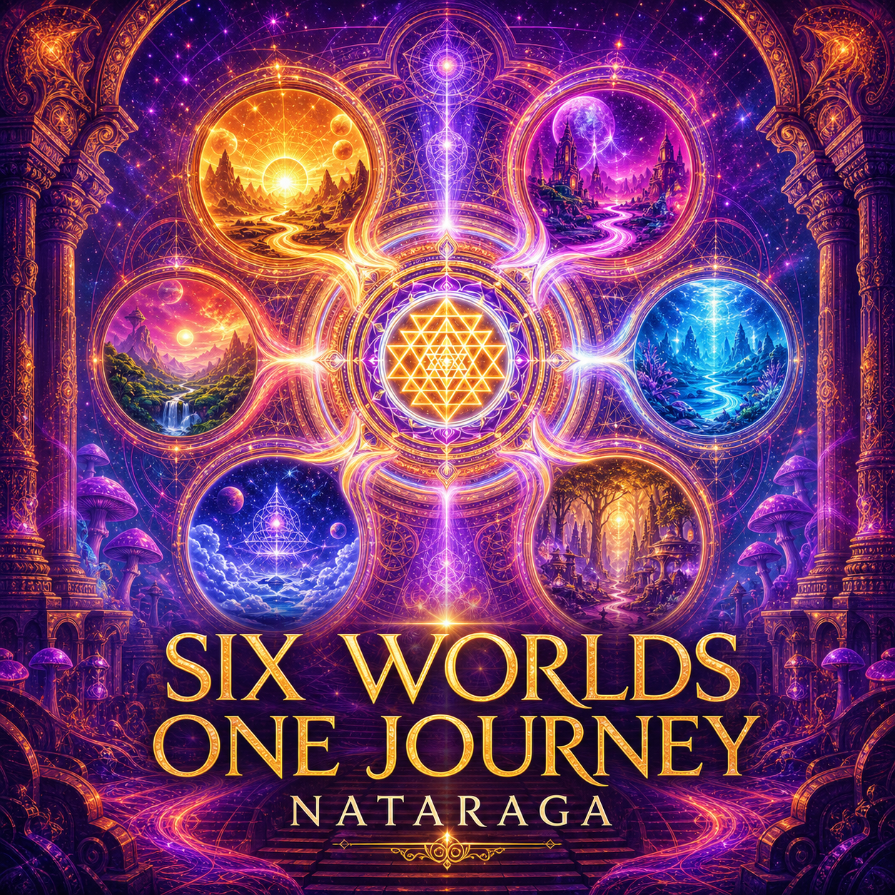 Obal alba Six Worlds — One Journey od Nataragy
